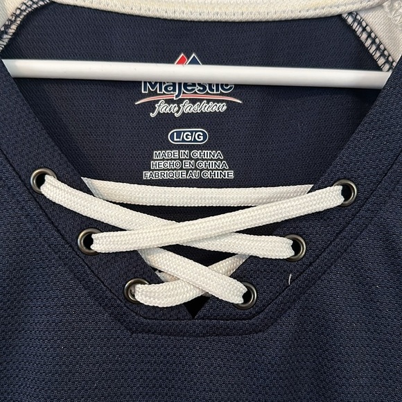 Women’s Majestic Chicago Bears NFL Short Sleeve Jersey Shirt Size Large - Picture 5 of 9